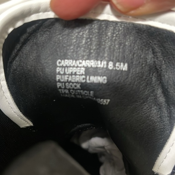 Madden Girl White combat lace up chunky boots size 8.5 - Picture 11 of 11